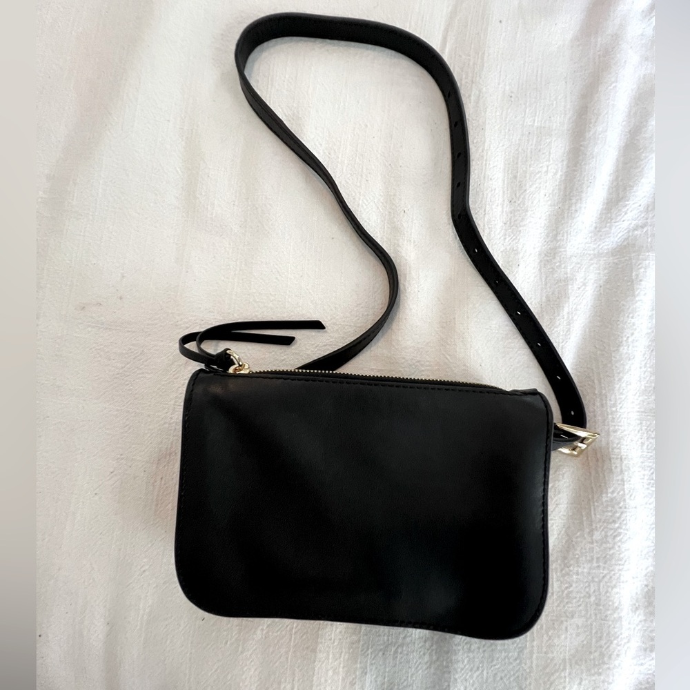 Quince Black Crossbody Bag